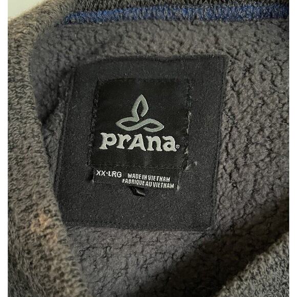 Prana Sherpa Crew Gray Sweatshirt Style #M2SHER311 Size 2XL Men’s - Picture 9 of 9